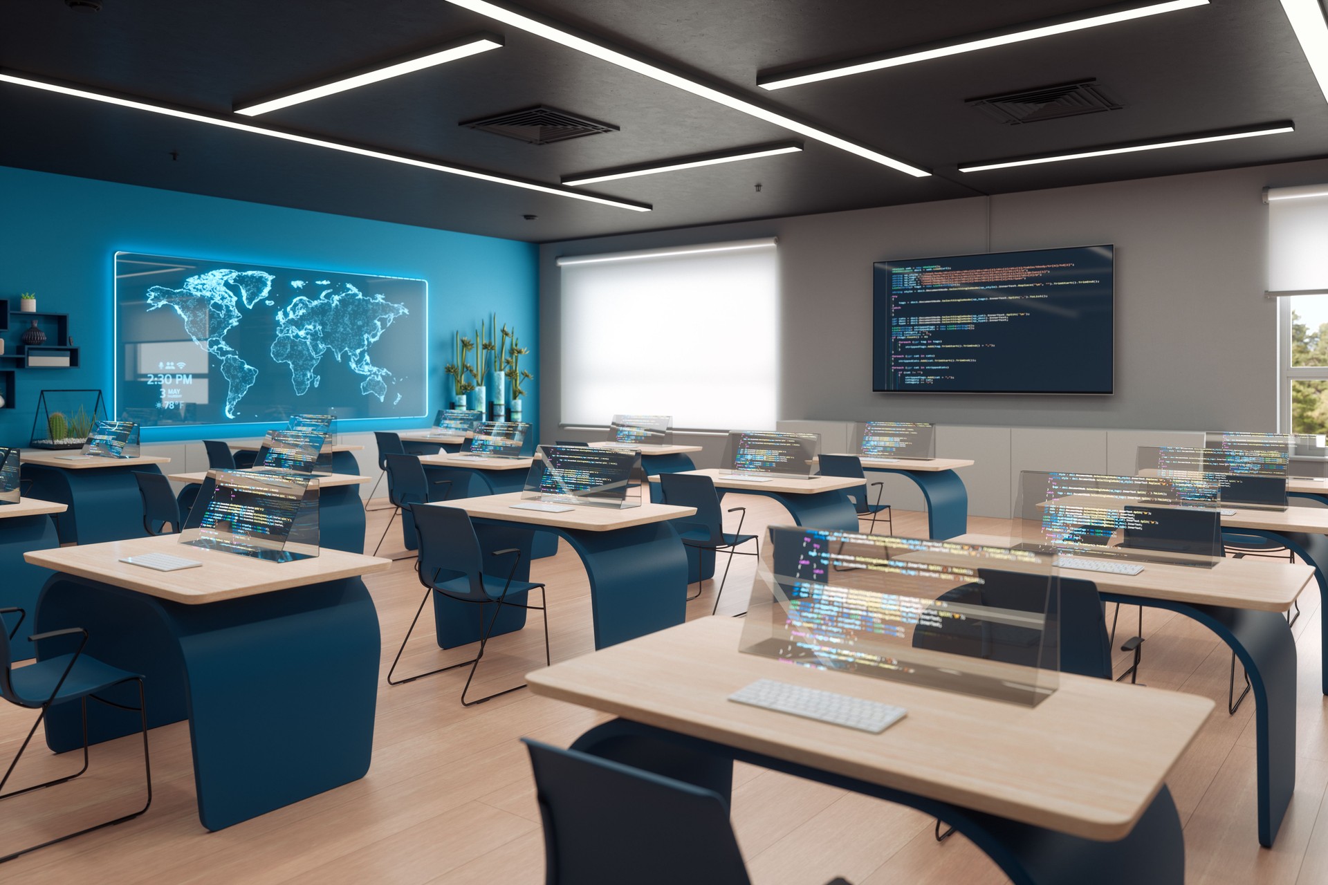 Futuristic Smart Classroom